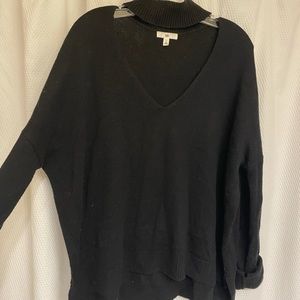 Black cut out sweater